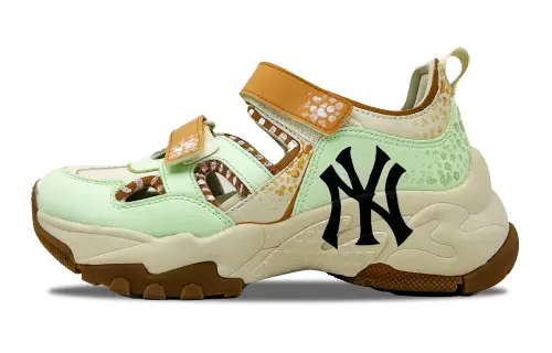MLB Sandal Chunky Mask Matcha Cookie Height Increasing Abrasion Resistant Height Increasing Abrasion Resistant