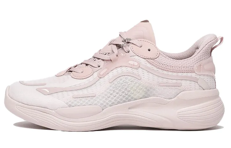 Anta Variety Training Collection Cushioning Slip Resistant Abrasion Resistant Low top Training Shoes Women's Skin Pink
