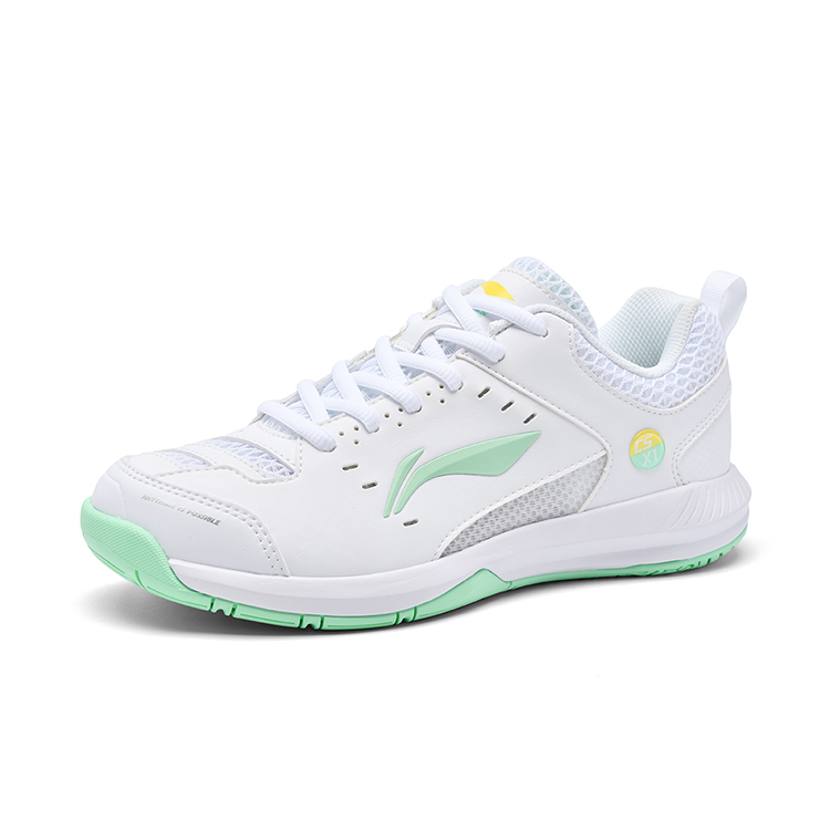 Li Ning Rocket Shoe 2.0 Slip Resistant, Breathable, Lightweight Low top Badminton Shoes Unisex Light Turquoise