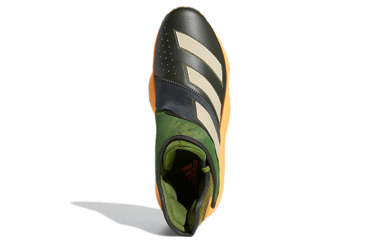 Мужские кроссовки adidas Harden B/E 3 GCA (зелено-черные) — фото 5