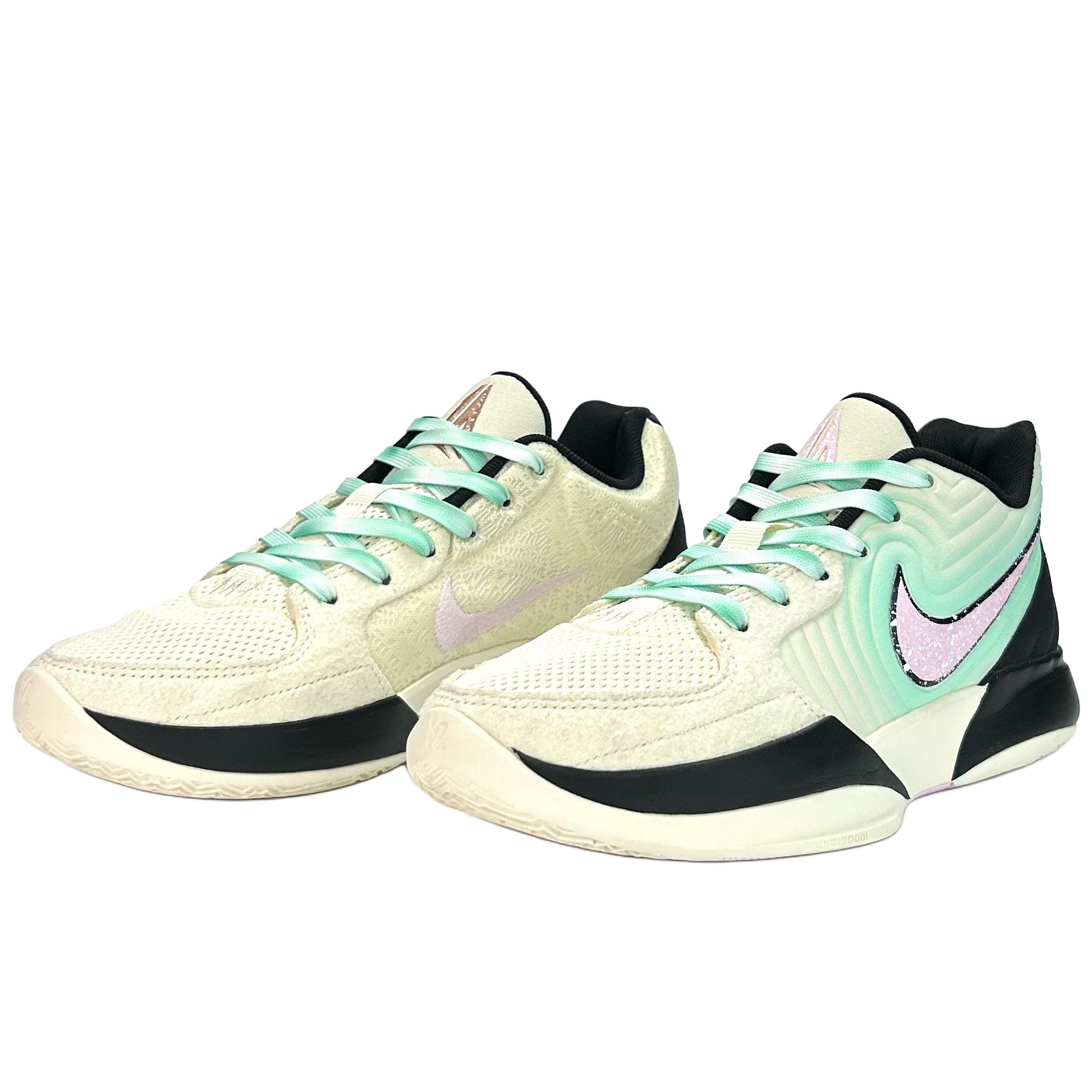 Nike Ja Morant 2 Green Toxin Cushioning, Wear Resistant Low top Basketball Shoes Unisex Light Green