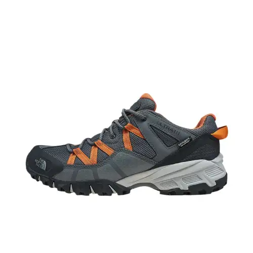 THE NORTH FACE Abrasion Resistant Low top Hiking Shoes Men's Gray