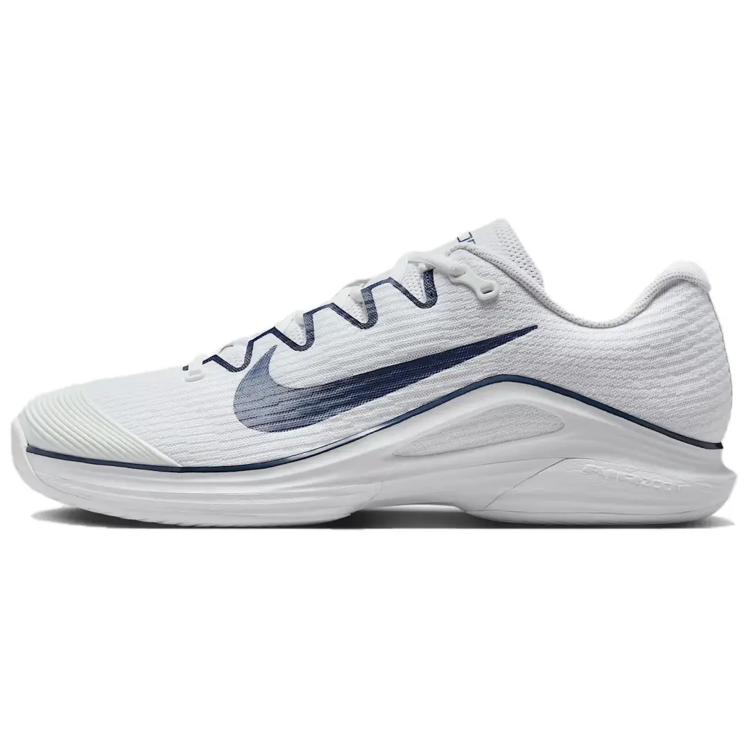 Nike Vapor 12 Abrasion Resistant Low top Tennis Shoes Men's White