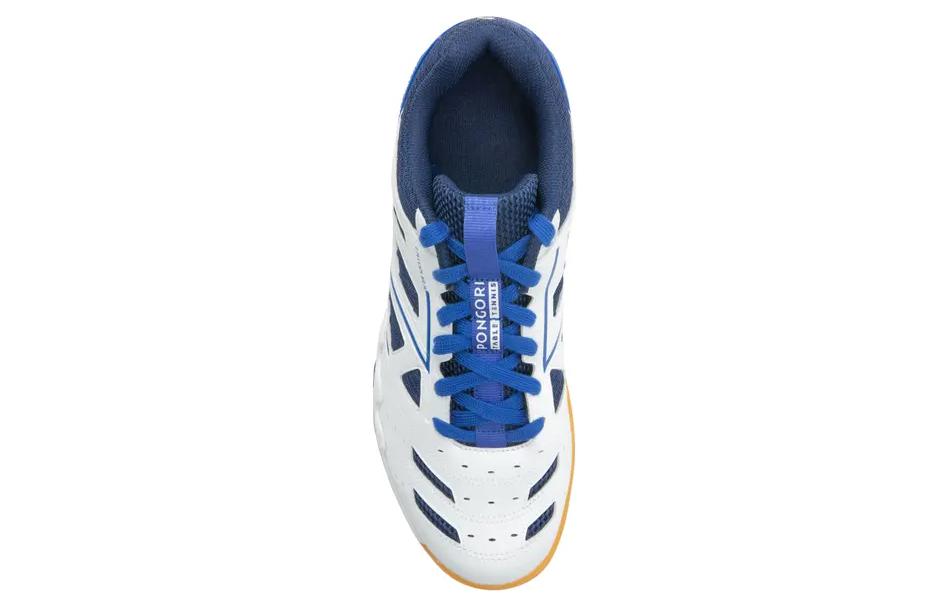 DECATHLON TTS 560 Cushioning Abrasion Resistant Cushioning, Wear Resistant Low top Table Tennis Shoes Unisex Blue White