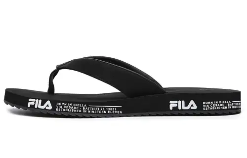 FILA TREVI Rubber Sole Flip Flops Women's Black