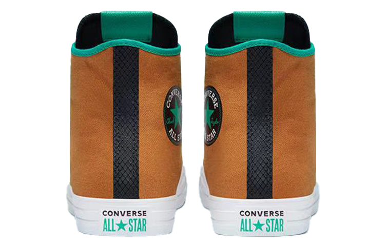Высокие кеды Converse Chuck Taylor All Star (зеленые хаки) — Хаки / зелёный — фото 5