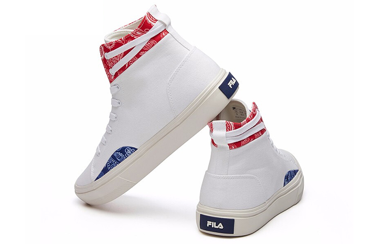 Мужские кеды Fila FUSION (белые) — фото 4