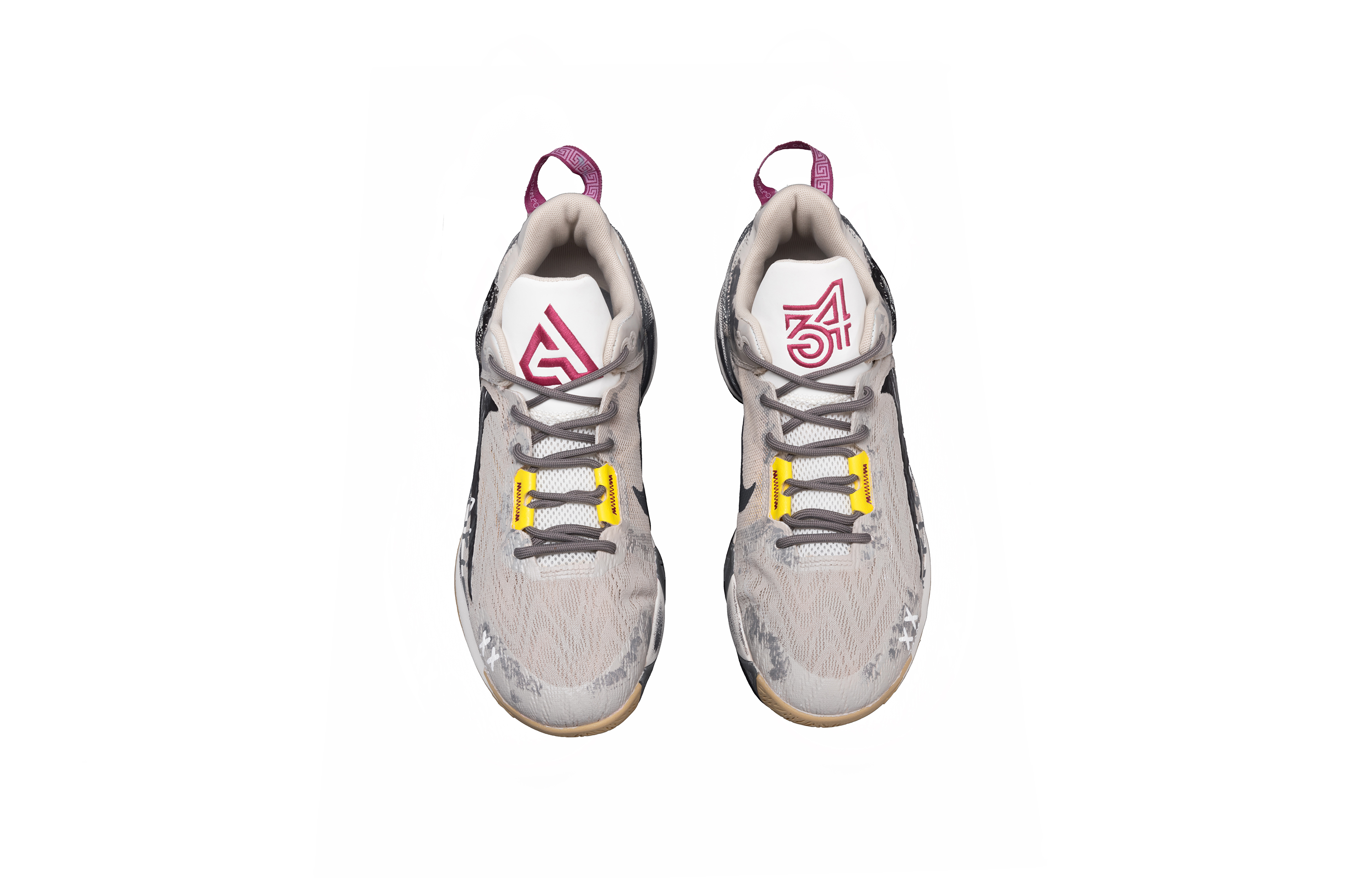 Nike Giannis Immortality 2 Funi Mountains And Seas TPU Abrasion Resistant Low top Basketball Shoes Unisex Gray