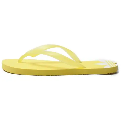 Adidas Originals Abrasion Resistant Slip Resistant Flip Flops Women's Yellow