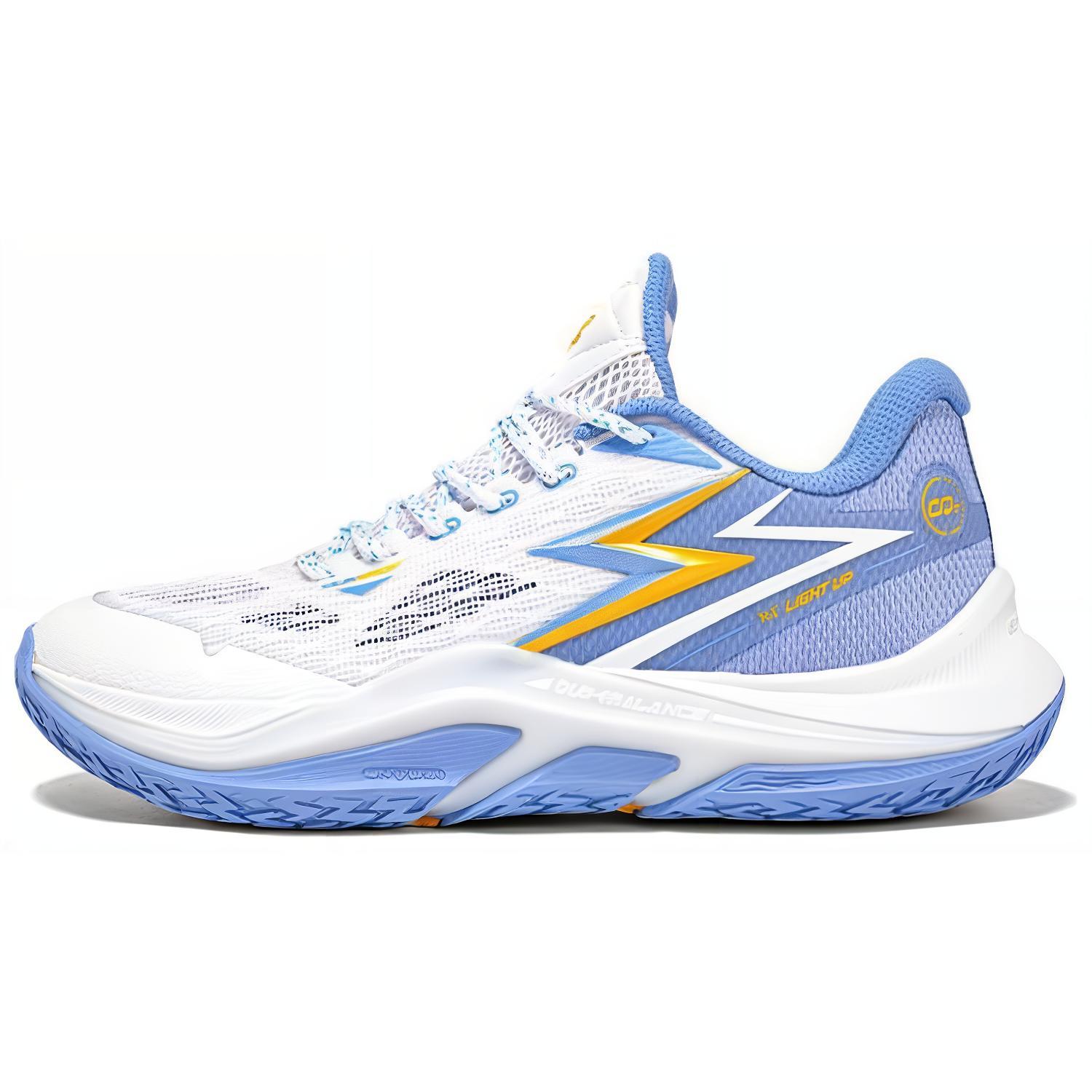 361° Slip Resistant Abrasion Resistant Low top Basketball Shoes Men’s White Blue