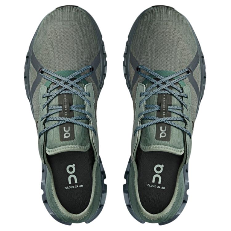 On Cloud X4 AD Breathable Support Breathable Support Training Shoes Men’s Green