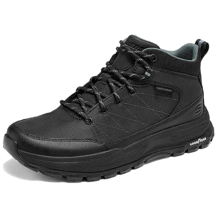 Skechers Zeller Abrasion Resistant Abrasion Resistant Mid top Mountaineering Shoes Men’s Black