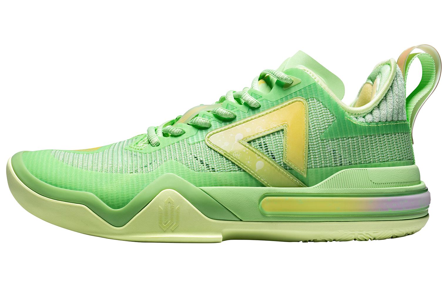 Peak Wiggins AW1 Switch \"HOPE\" Hope Color Shock Absorbing Anti-Slip Low-top Basketball Shoes Men's Green