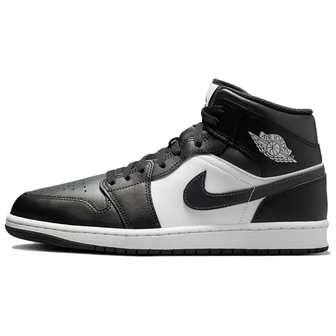 Jordan 1 Mid Off Noir Toe