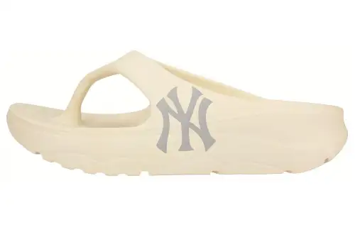 MLB Slipper Graffiti Slip Resistant Slip Resistant Flip Flops Unisex Beige