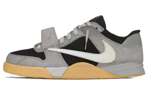Jordan Cut The Check SP Cushioning Slip Resistant Abrasion Resistant Low top Vintage Basketball Shoes Men's Gray White