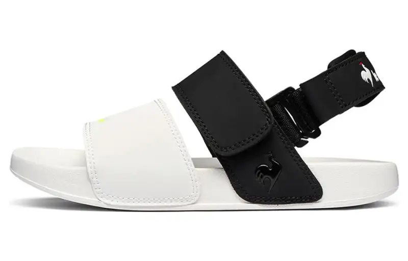 Le Coq Sportif Beach Sports Sandals Unisex Black White Two Tone