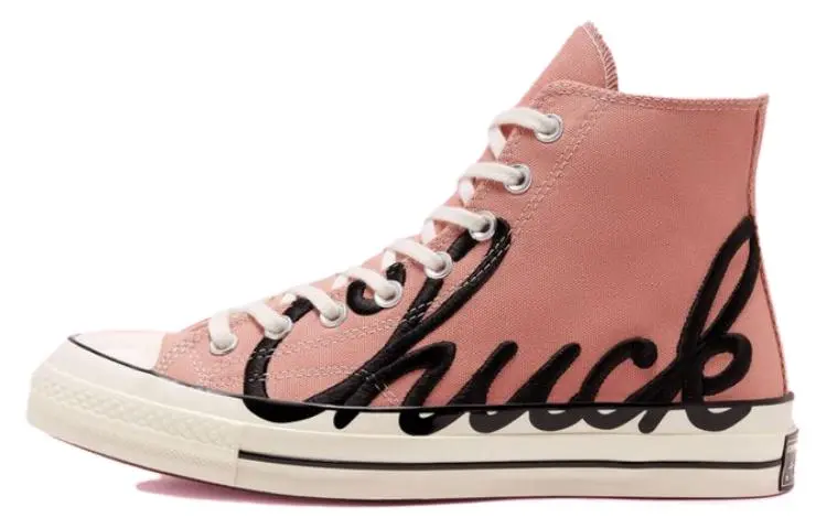Chuck 70 Converse High 'Scripted Signature Print - Rose Gold'