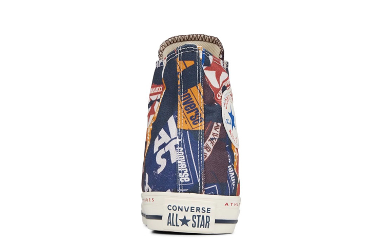Кеды Converse Chuck Taylor All Star Bold Branding High Top (разноцветные) — фото 4
