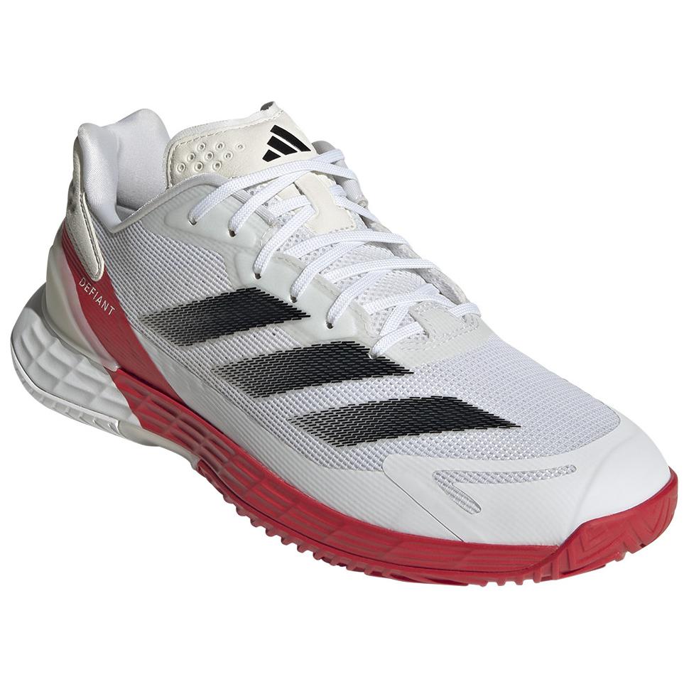Adidas DEFIANT SPEED 2 Slip Resistant Abrasion Resistant Low top Tennis Shoes Men’s White Black Red