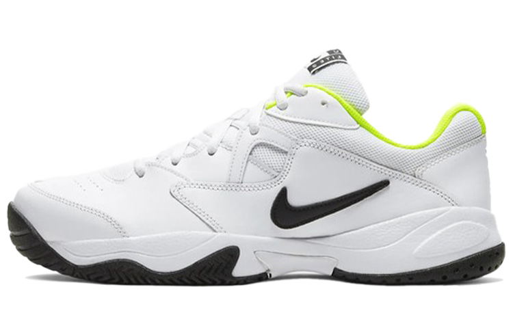 Мужские кроссовки Nike Court Lite 2 (белые с салатовым)