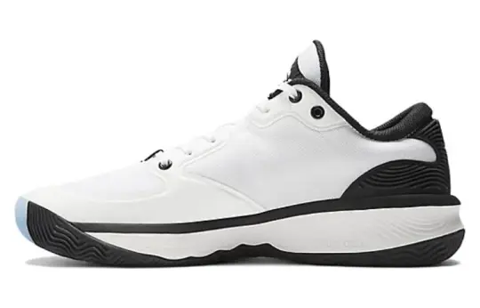 New Balance Hesi Cushioning Abrasion Resistant Breathable Low top Vintage Basketball Shoes Men's White Black