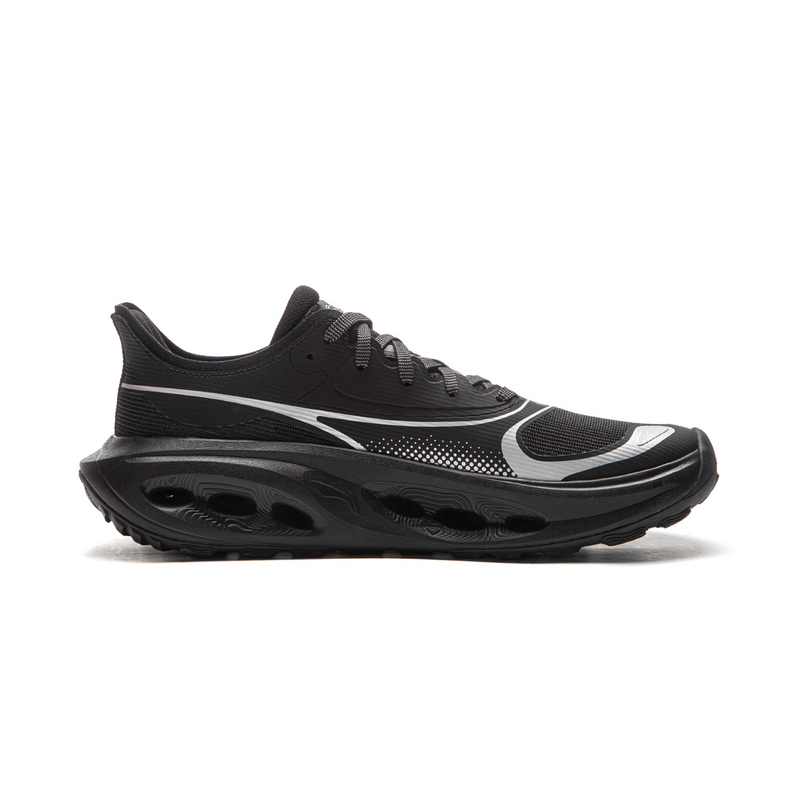 Li Ning Outdoor CF Tracing, Hongyou Low top Hiking Shoes Unisex Black Silver