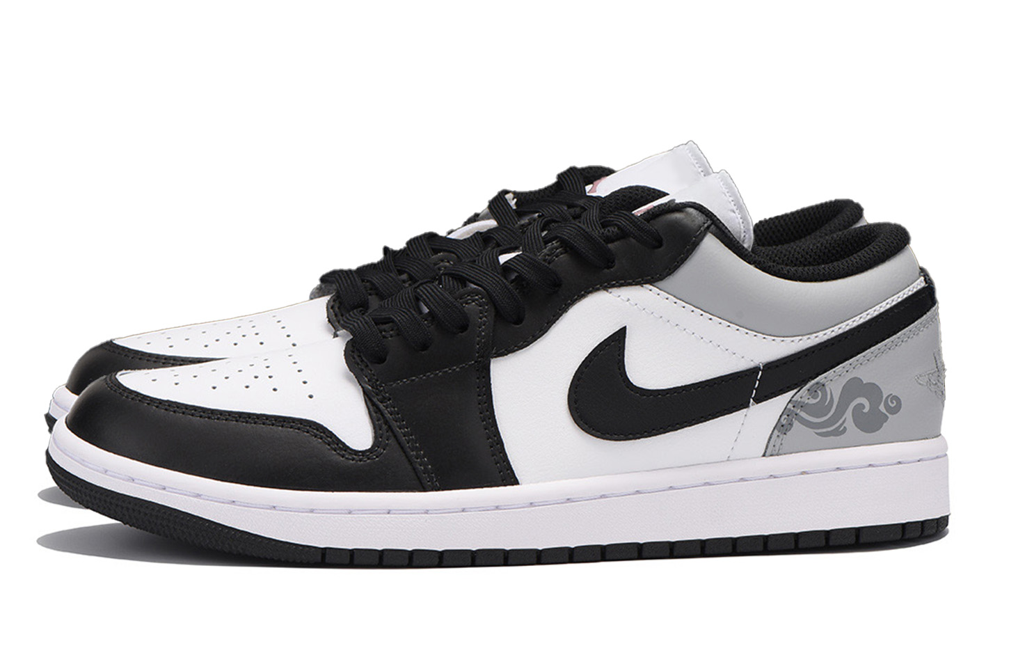 Jordan Air Jordan 1 Chestnut Low top Vintage Basketball Shoes Men’s Black Gray