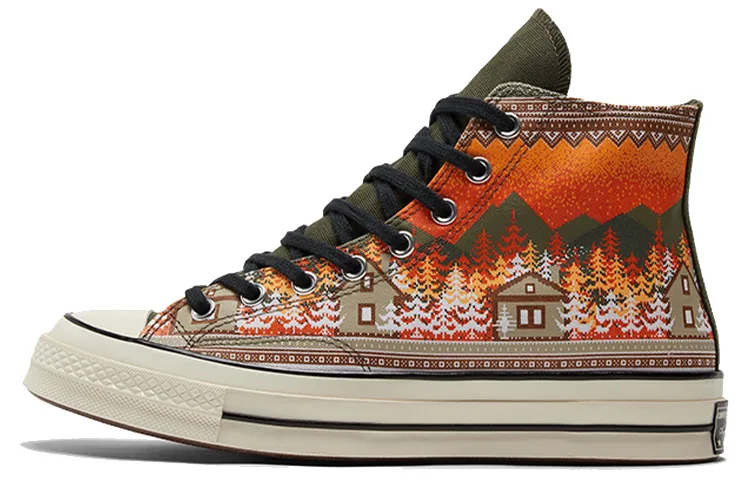 Chuck 70 Converse High 'Holiday Sweater - Orange'