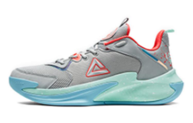 PEAK Slip Resistant Abrasion Resistant Low top Basketball Shoes Men’s Iron Gray