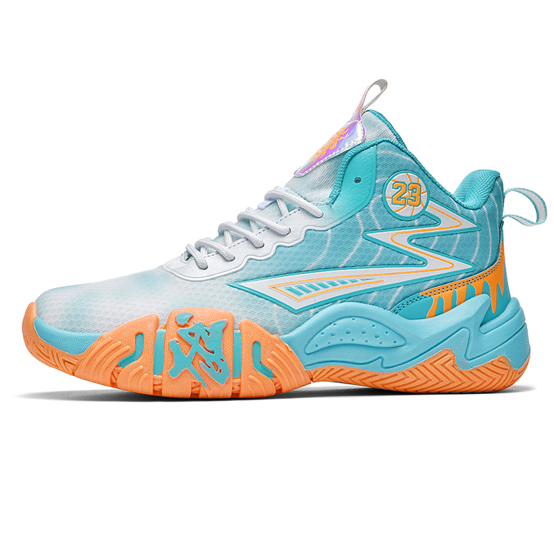 GQWE Cushioning Slip Resistant Abrasion Resistant Rebound Mid top Basketball Shoes Unisex