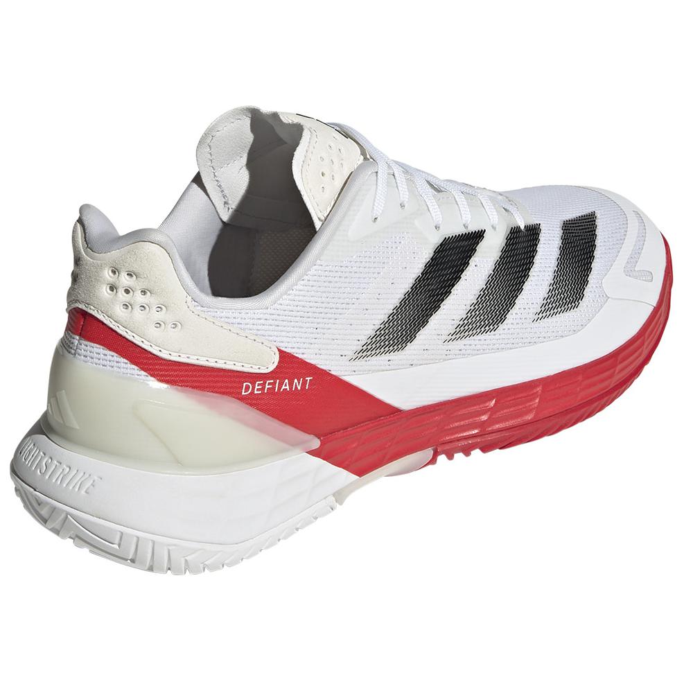 Adidas DEFIANT SPEED 2 Slip Resistant Abrasion Resistant Low top Tennis Shoes Men’s White Black Red