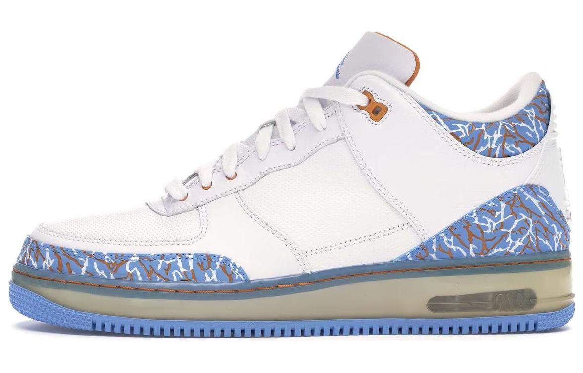 Jordan Ajf 3 White University Blue Sunset