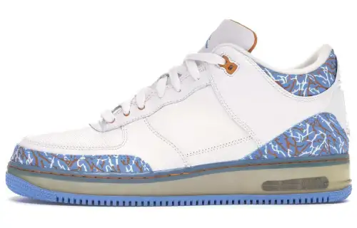 Jordan Ajf 3 White University Blue Sunset