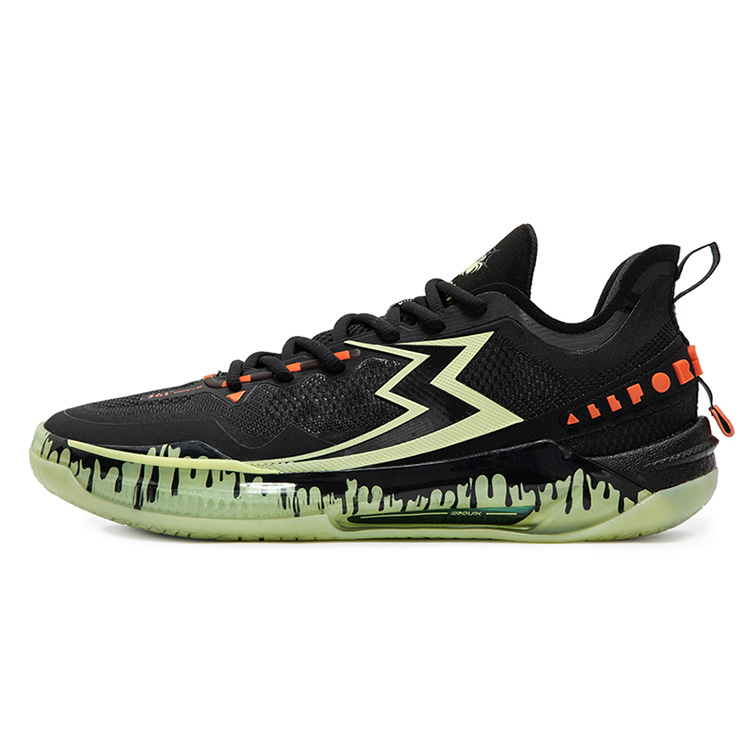 361° BIG3 5.0 Quick PRO Halloween Low top Basketball Shoes Men’s Black Orange