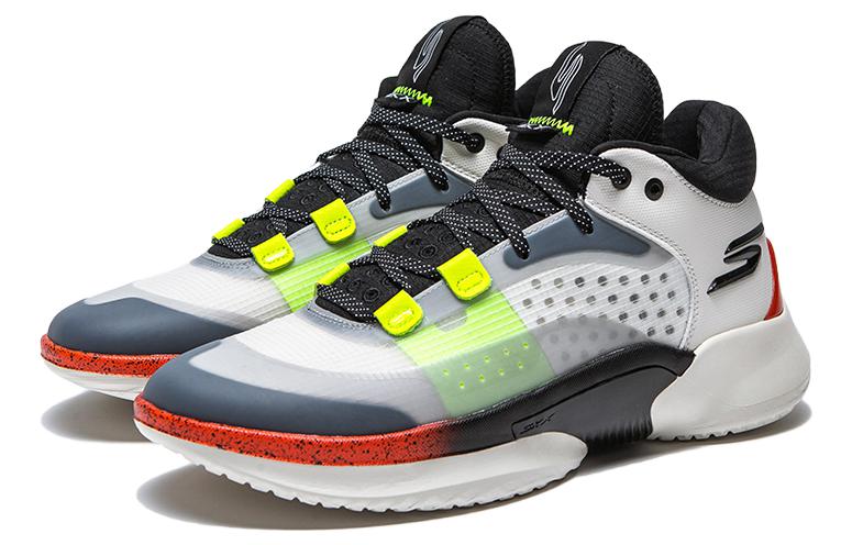 Skechers Skx Resagrip White Black Orange