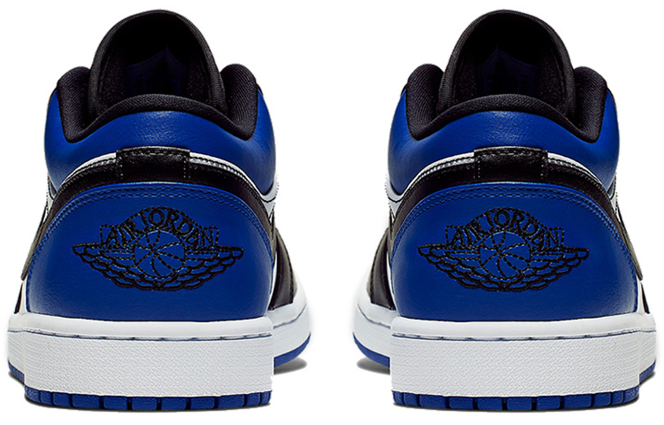 Мужские кроссовки Jordan Air Jordan 1 Low (синие) — 皇家蓝/黑/白 — фото 4