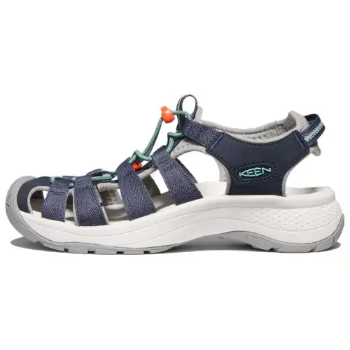Keen Astoria West Sandal Slip Resistant Abrasion Resistant One Strap Sandals Women's Dark Blue