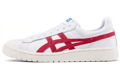 Asics Gel-Ptg Tiger Trendy low-top retro basketball shoes for men and women, white and red