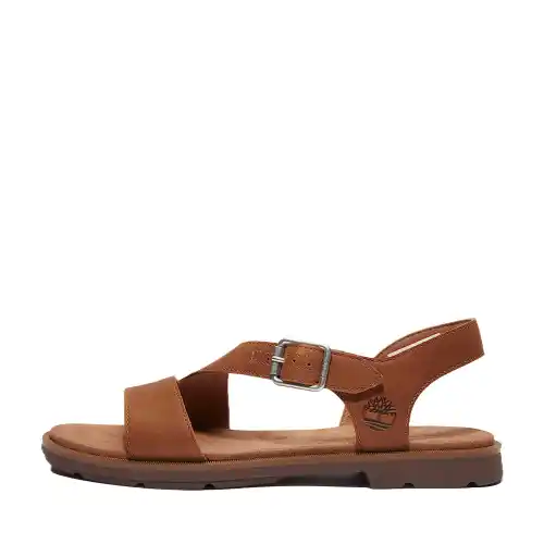 Timberland Calista Bay Leather Beach Sandals Women's Brown