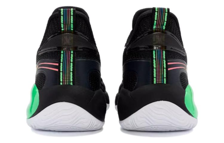 XTEP Comfortable Cushioning Slip Resistant Abrasion Resistant High top Basketball Shoes Men’s Black