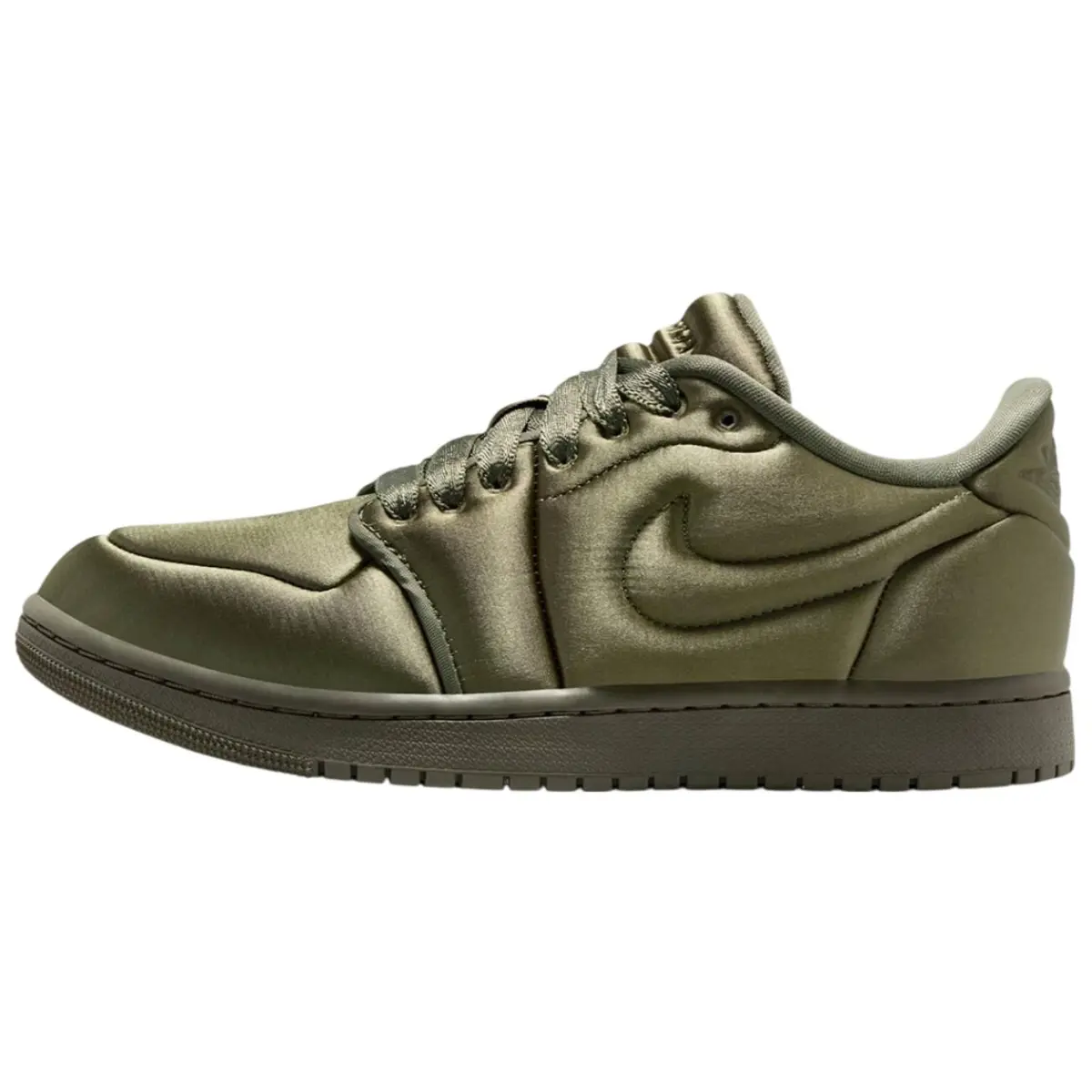 Jordan 1 Low Method Of Make Satin Medium Olive Women's
