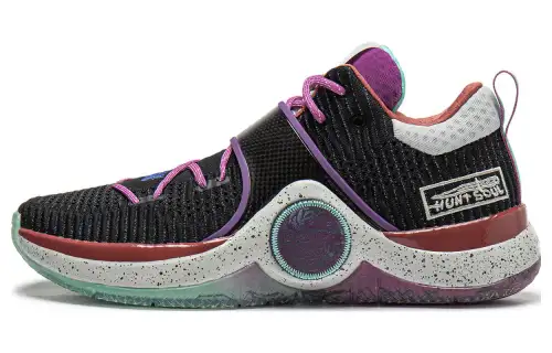 LiNing Li Ning WOW 6 Wade's Way Kuixing Point Dou Rebound Lightweight Anti-slip Shock Absorption Mid-top Basketball Shoes Men's Black