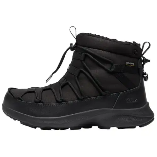 Keen Uneek SNK CHUKKA II WP Abrasion Resistant Cushioning Slip Resistant Short Outdoor Shoes Snow Boots Women's Black