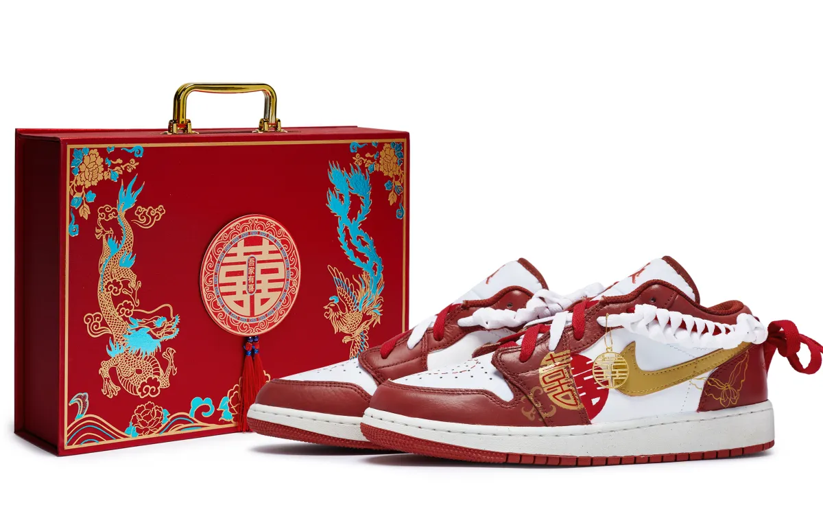 Jordan Air Jordan 1 811 Manufacturing, Joyful Encounter, Gift Box Slip Resistant Slip Resistant Low top