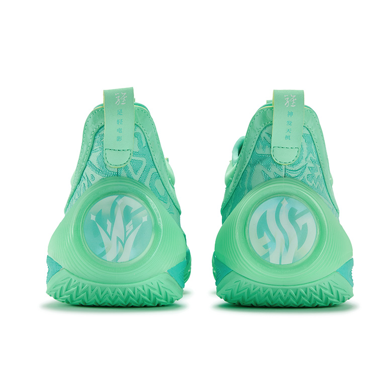 361° Zen 7 Cushioning Coverage Abrasion Resistant Slip Resistant Low top Basketball Shoes Men’s Jelly Mint
