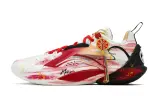 Li Ning Speed 10 Low top Full Length Carbon Plate Basketball Shoes Men's White Red Black