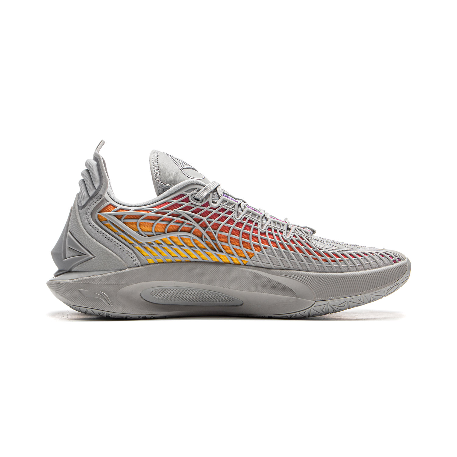 Li Ning JB3 Coverage Anti Rollover Low top Basketball Shoes Men’s Gray Red