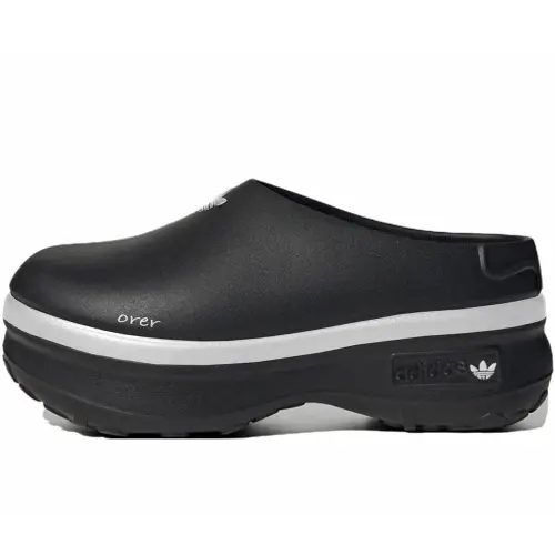 Adidas Originals AdiFOM Stan Smith Mule Closed Toe Slippers Women's Black White