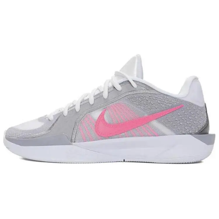 Nike Sabrina 2 Soft And Comfortable Slip Resistant Abrasion Resistant Low top Basketball Shoes Women's Gray Pink